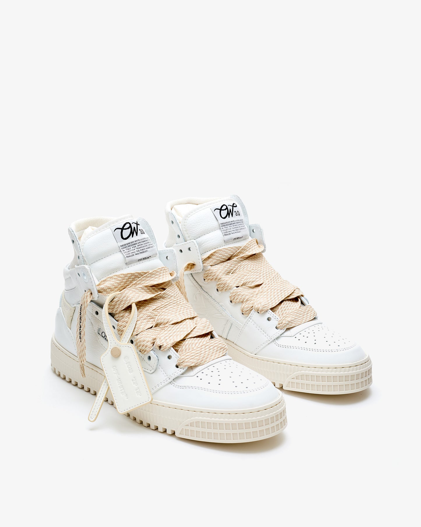 OFF-WHITE  3.0 OFF Court Sneakers Calf Leather