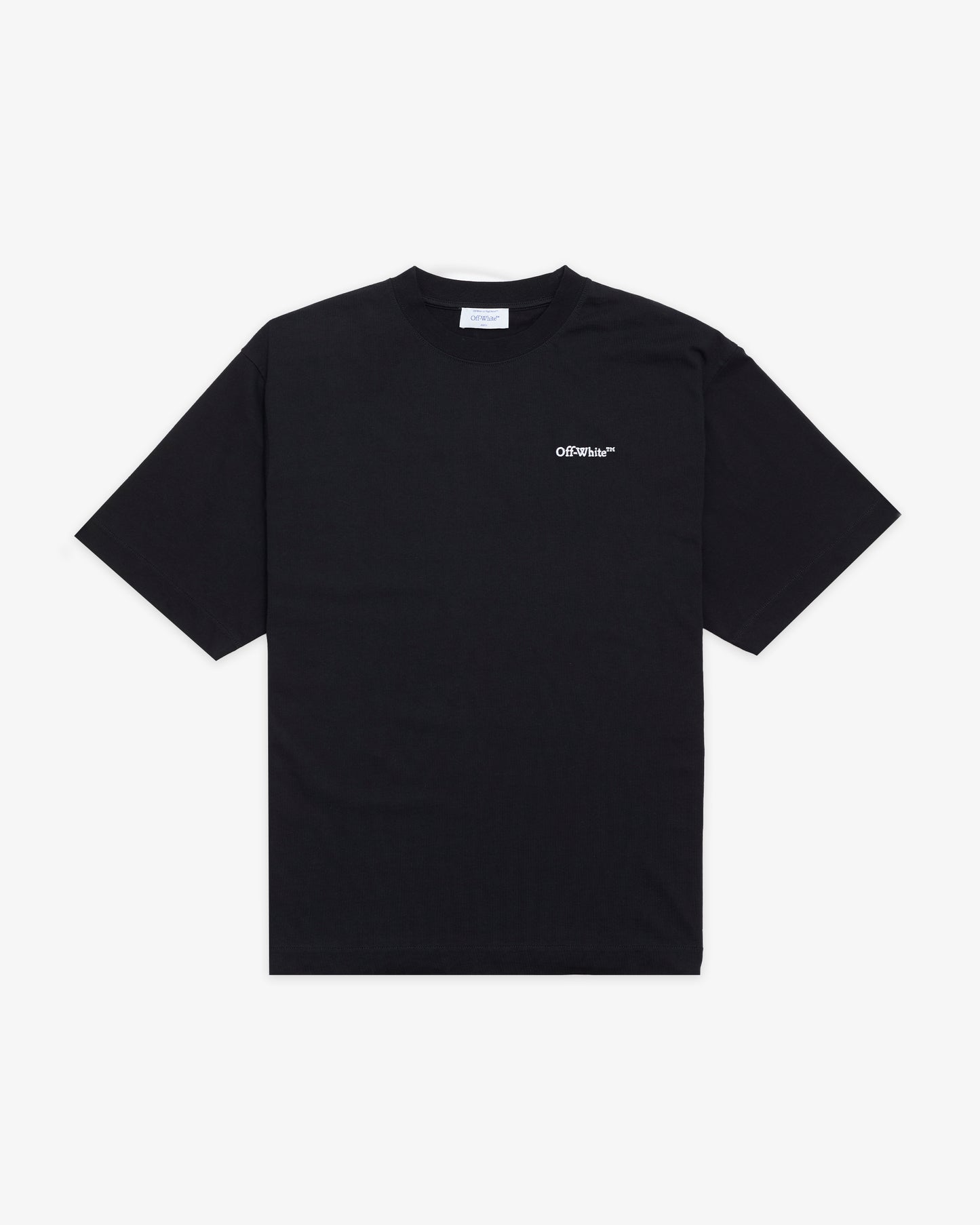 OFF-WHITE Tattoo Arrow-Embroidery Cotton T-shirt