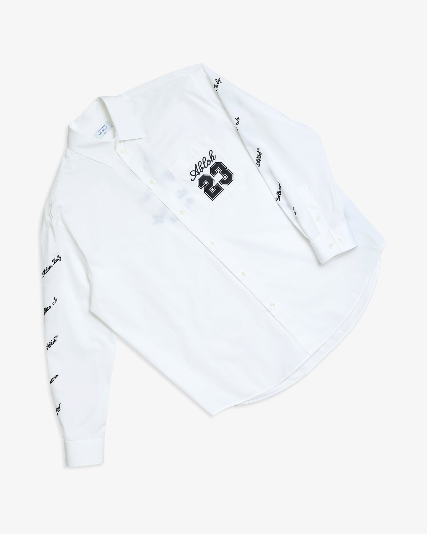 OFF-WHITE Embroidered Logo Shirt