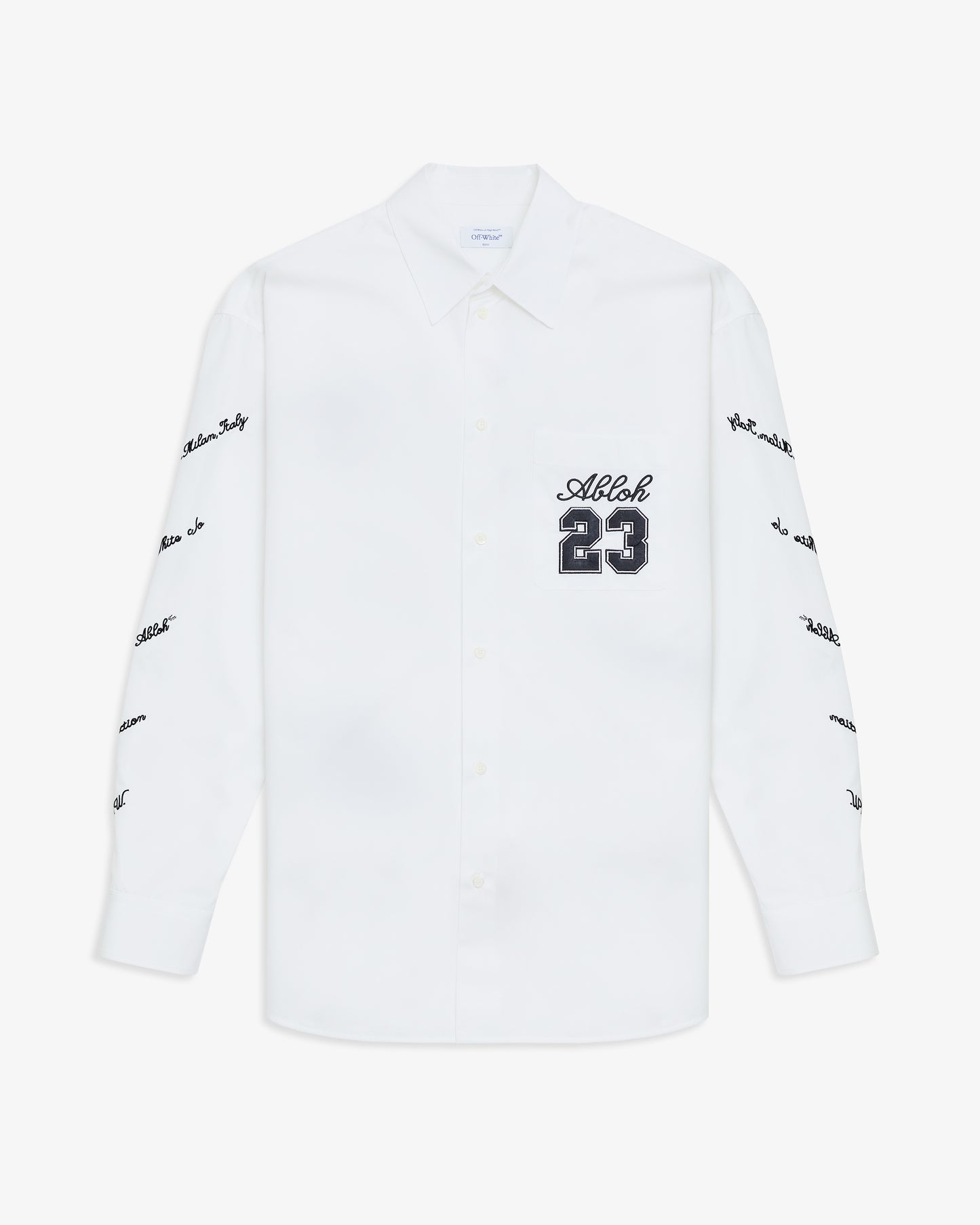 OFF-WHITE Embroidered Logo Shirt