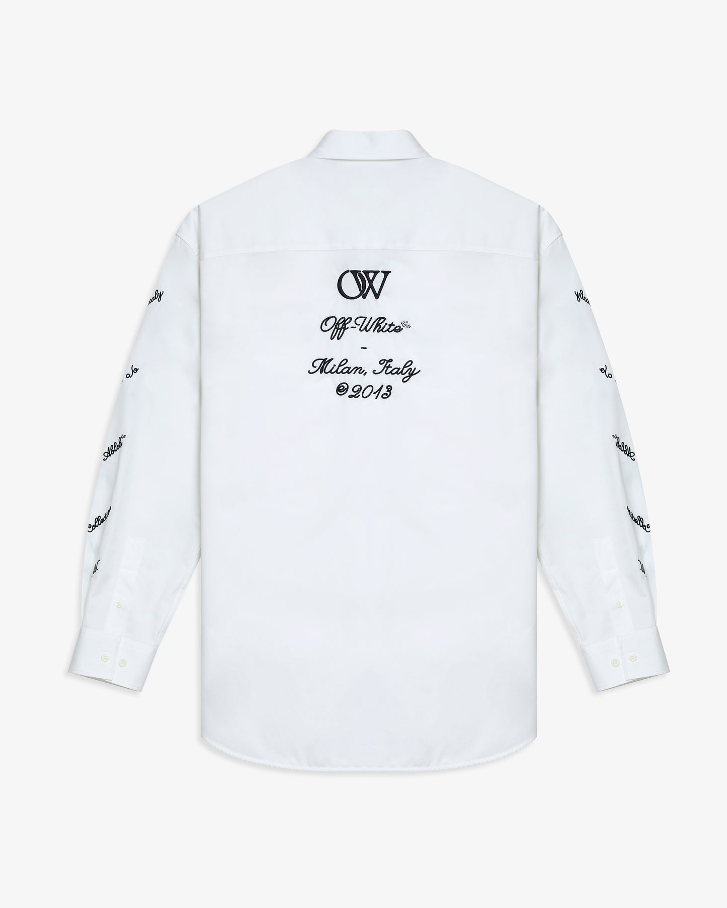 OFF-WHITE Embroidered Logo Shirt