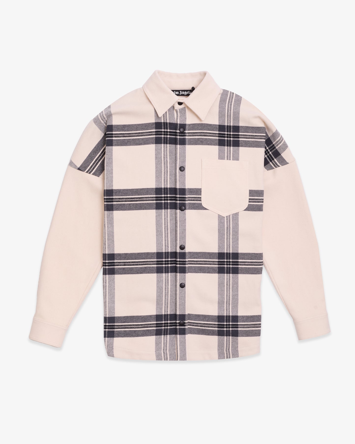 PALM ANGELS Back Logo Check Overshirt