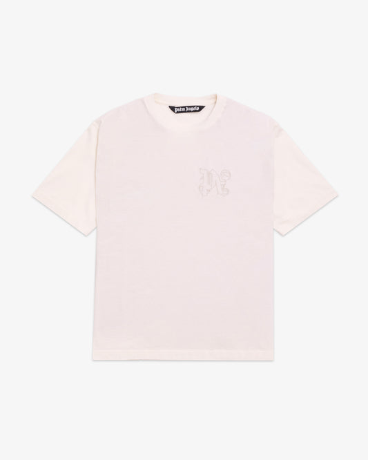 PALM ANGELS Embroidered Monogram Slim T-shirt