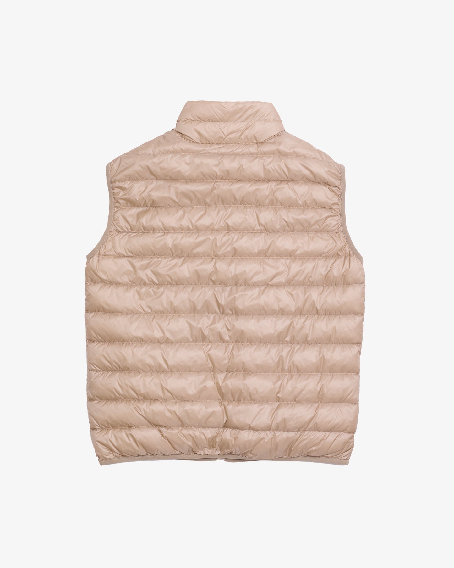 PALM ANGELS Logo Down Vest Beige