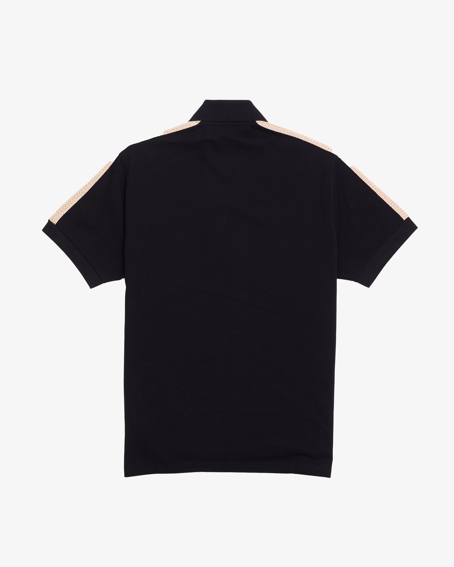 PALM ANGELS Crochet Detail Polo Shirt