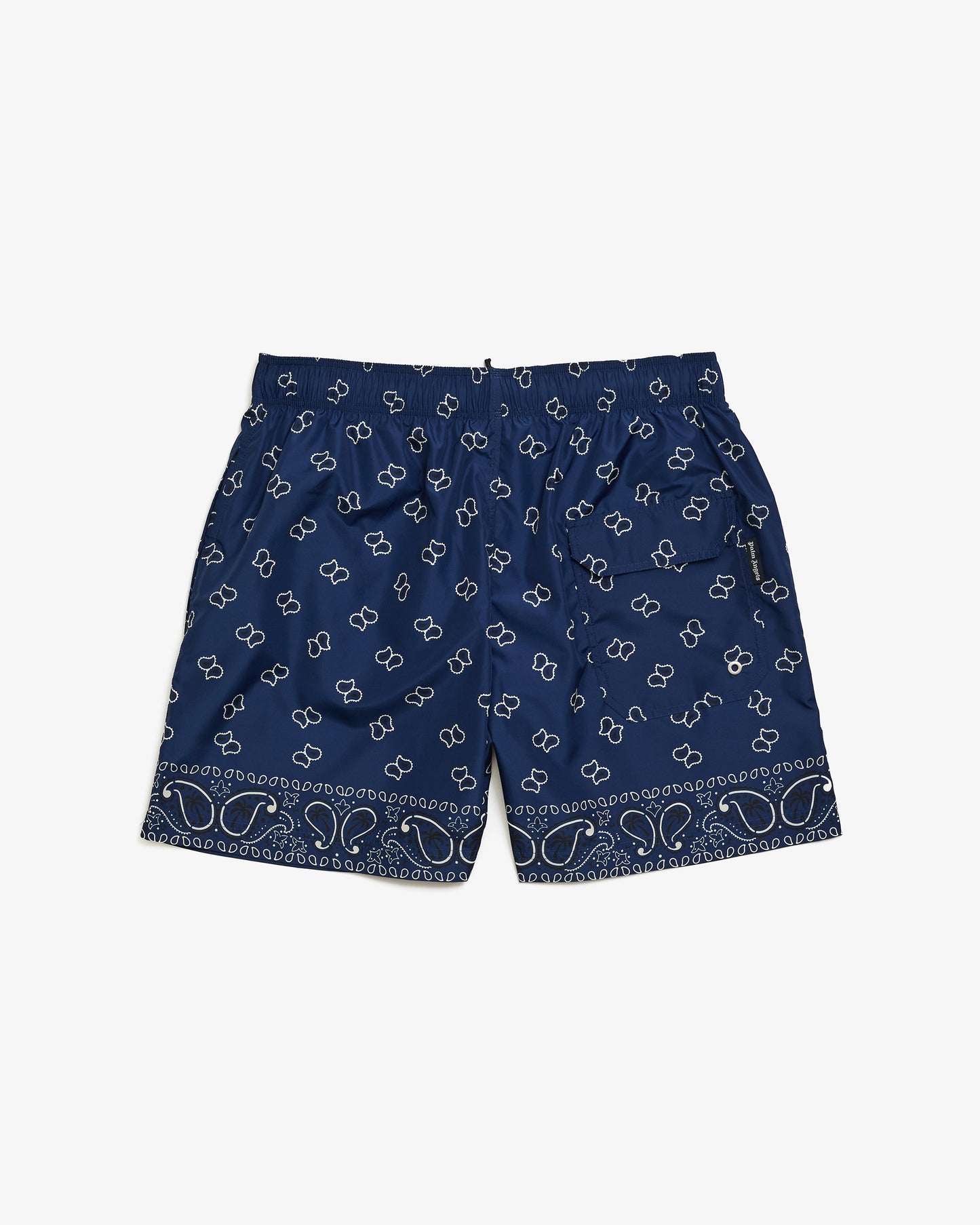 PALM ANGELS Paisley Swimshort Blue