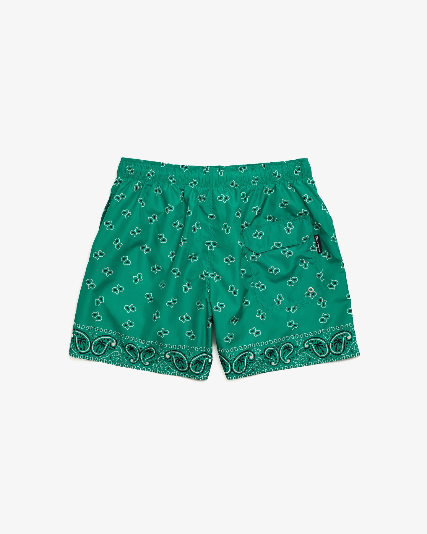 PALM ANGELS Paisley Swimshort Green