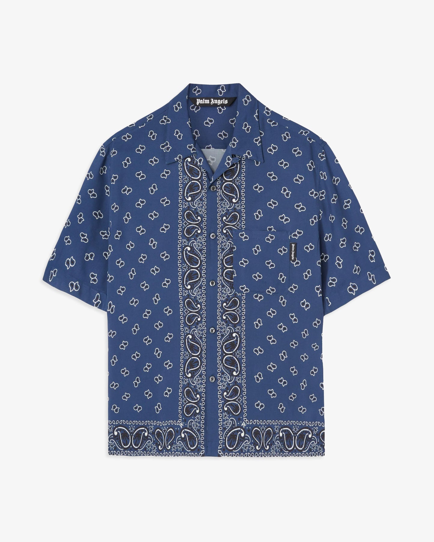 PALM ANGELS Paisley Bowling Shirt