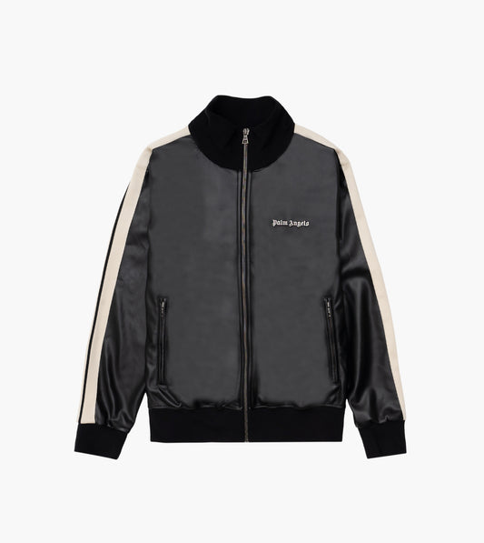 PALM ANGELS Leather Effect Track Jacket