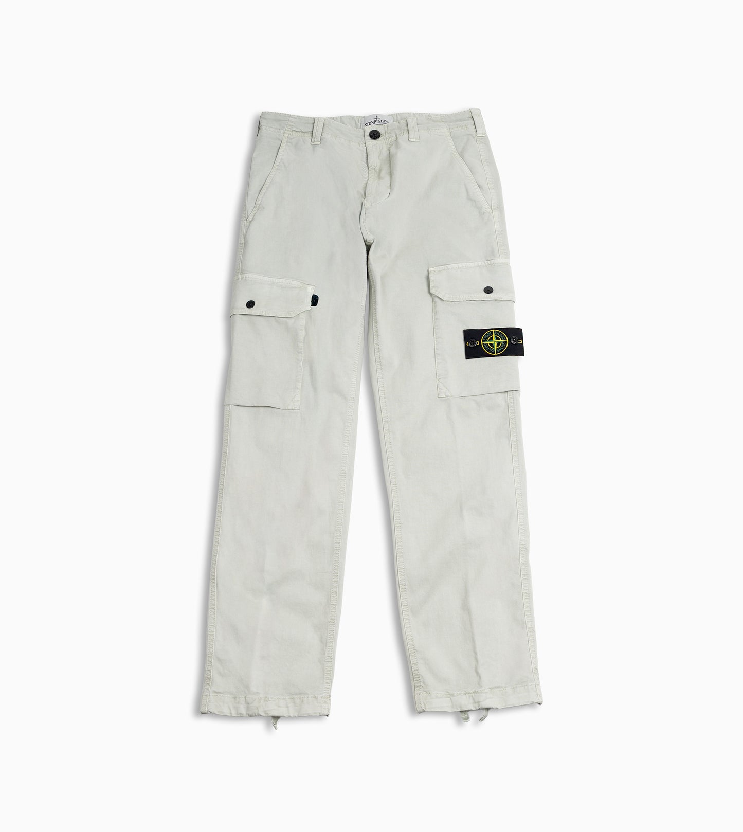 Pantalón Cargo Stone Island verde sage para hombre con diseño casual y ajuste cómodo