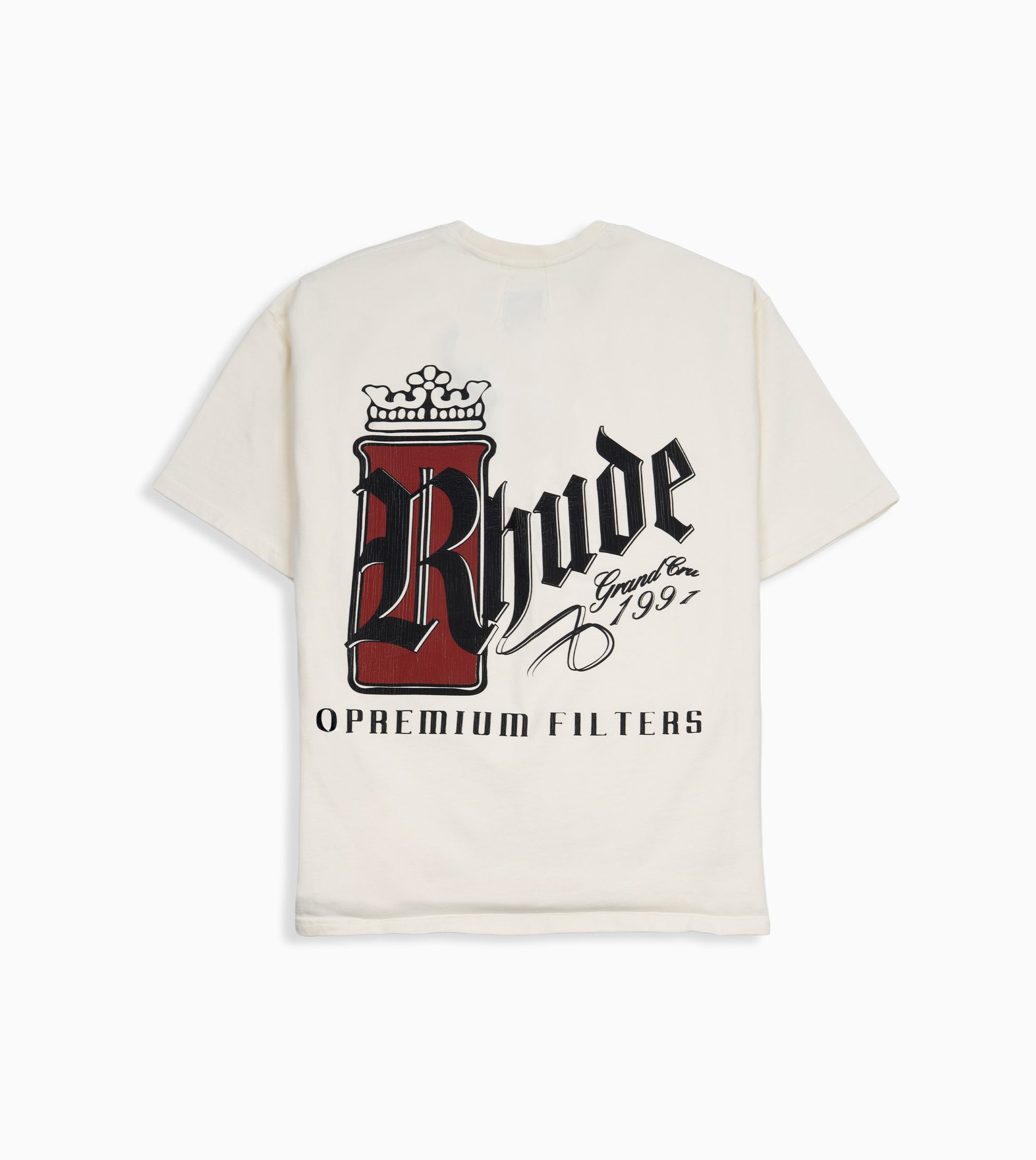 Camiseta Rhude Fumar 91 con estampado gráfico