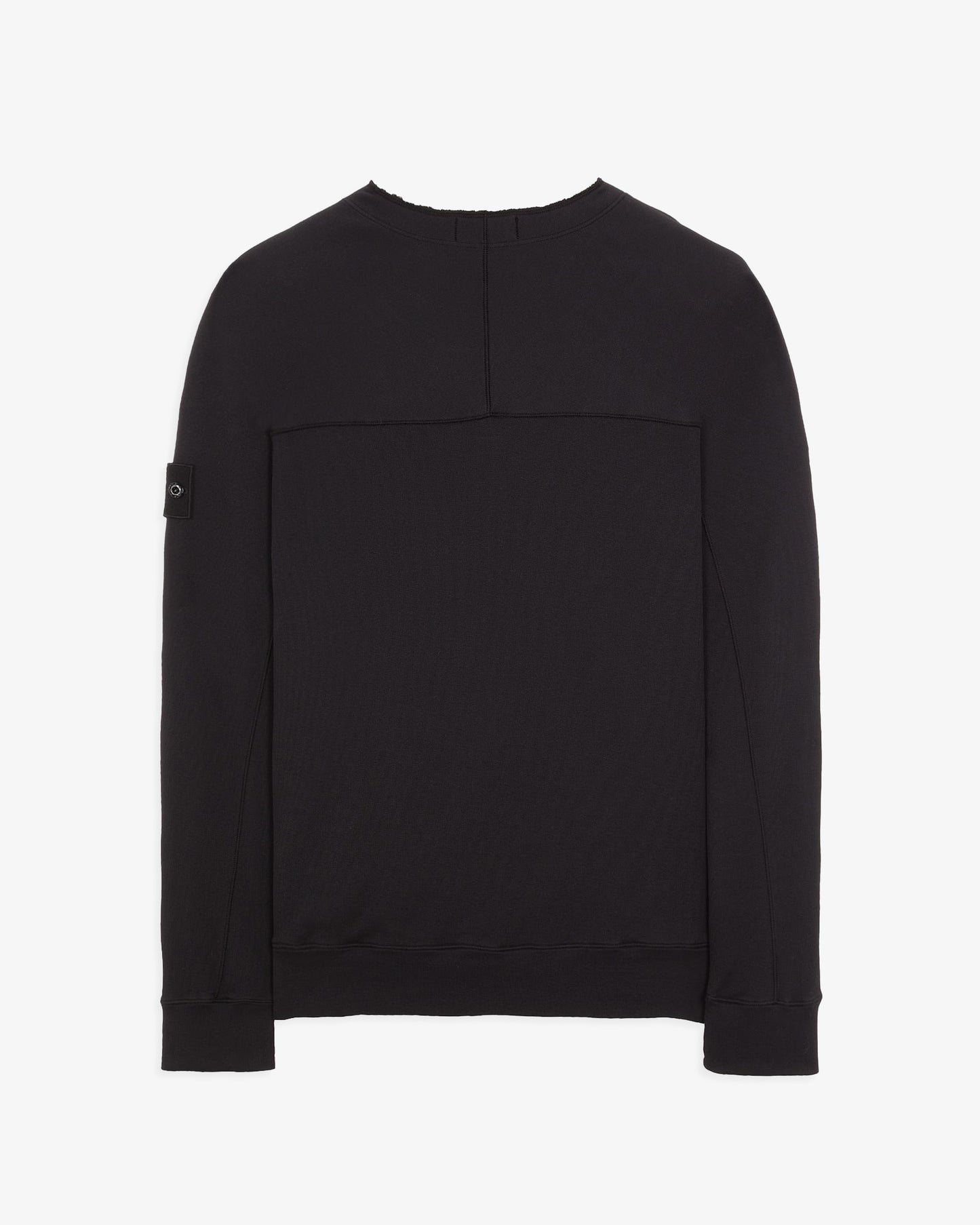 STONE ISLAND Round Neck Sweatshirt Black