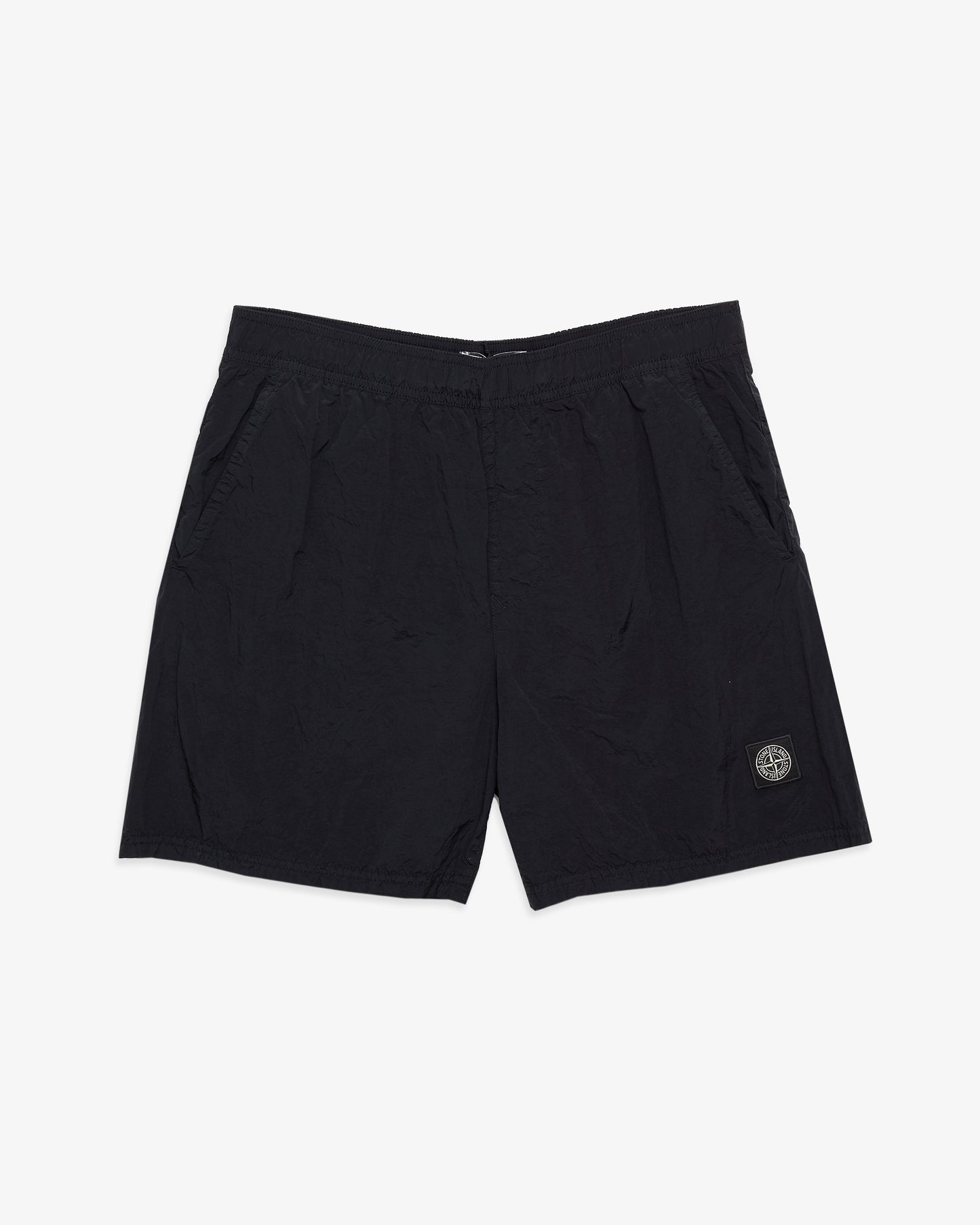 STONE ISLAND Standard Cut Swimsuit Black