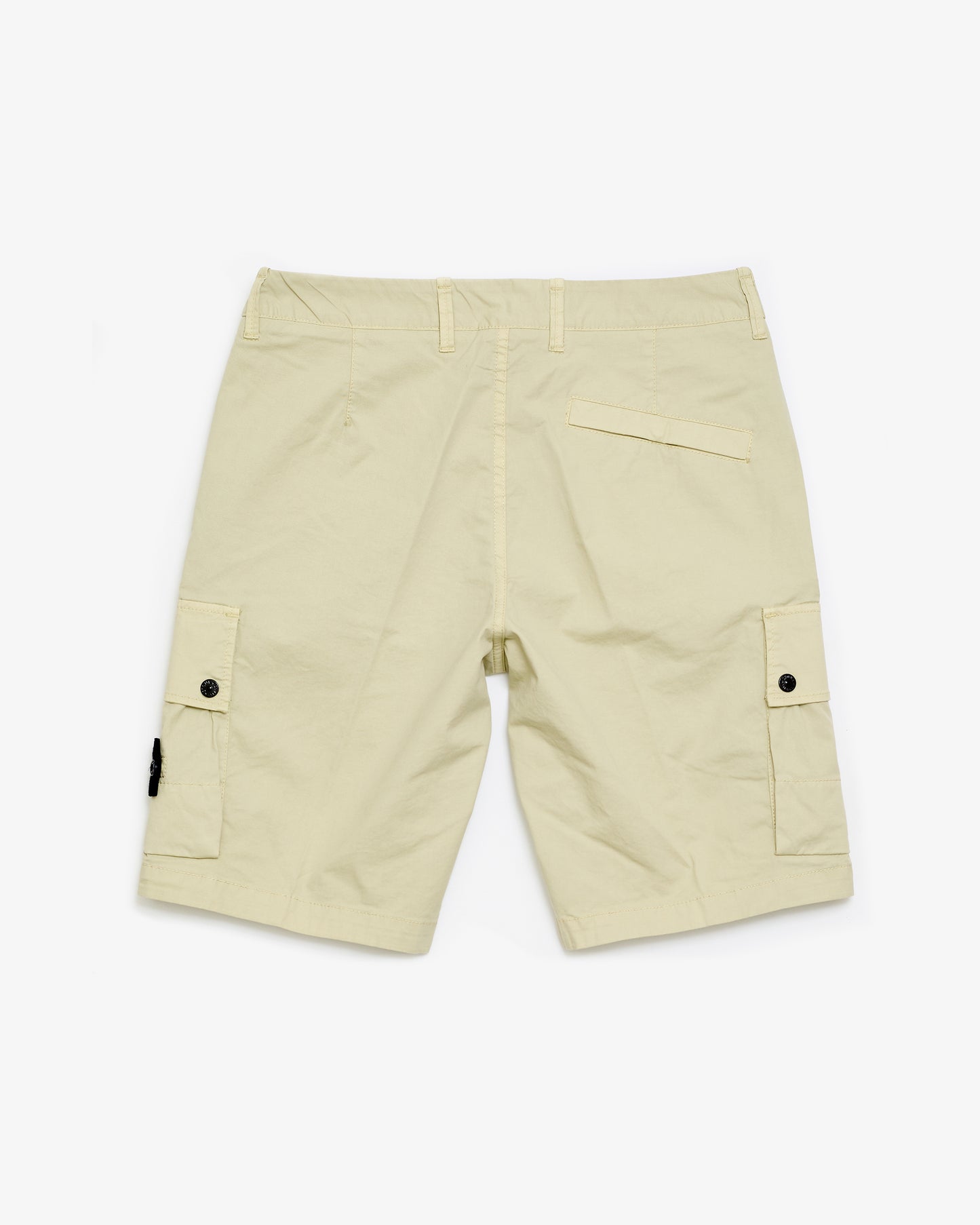 STONE ISLAND Fitted Cargo Bermuda Shorts Pistachio