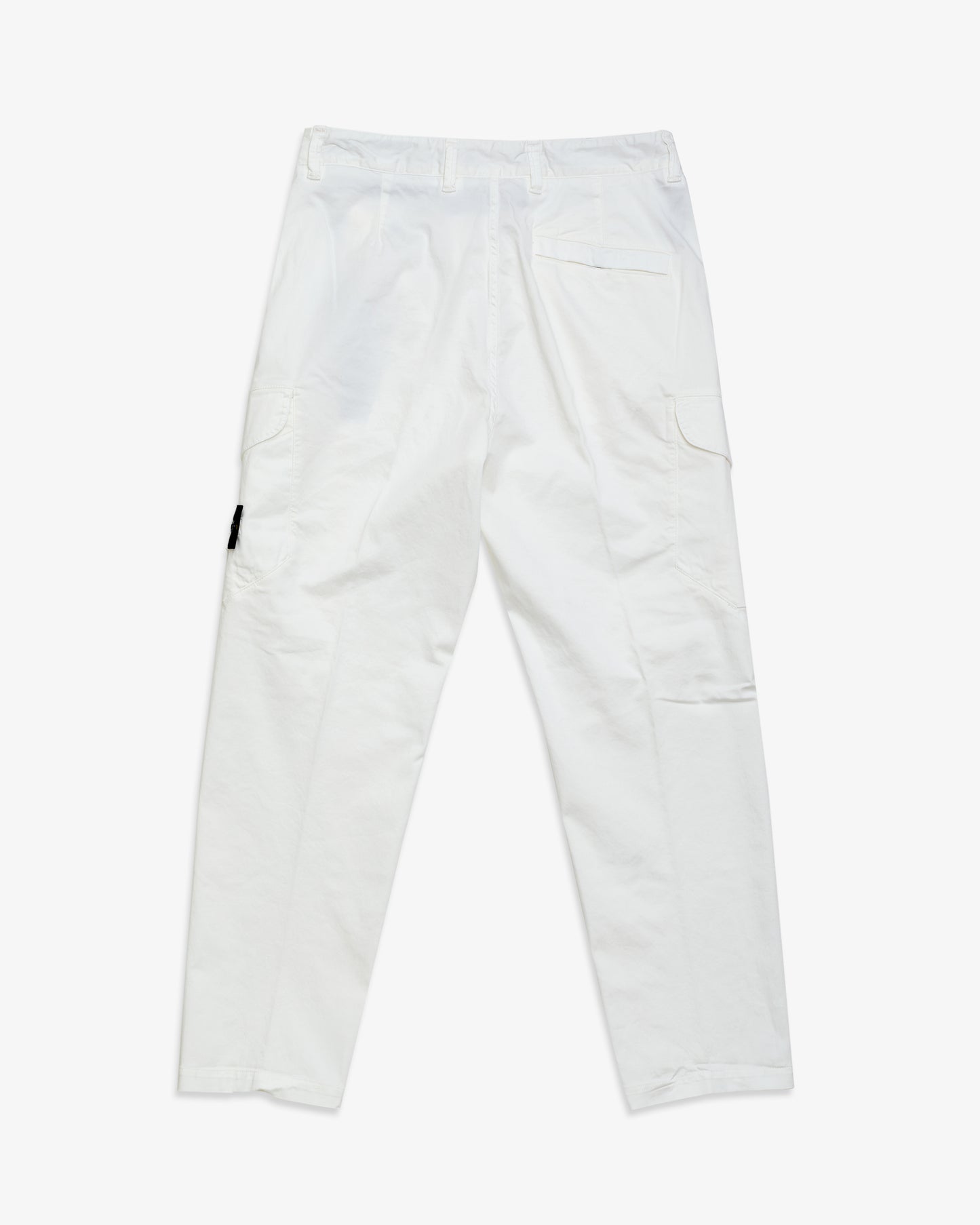 STONE ISLAND Standard Fit Cargo Pants White