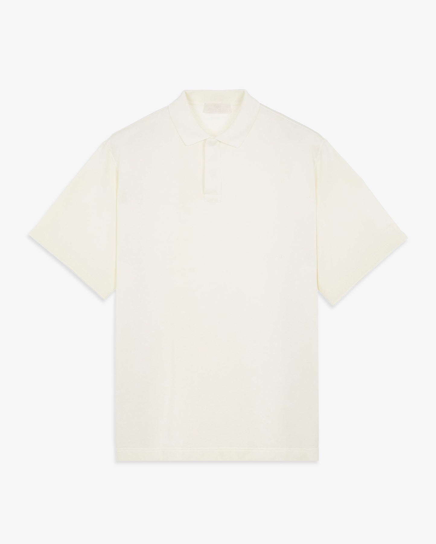 STONE ISLAND Ghost Short Sleeve Polo Natural White