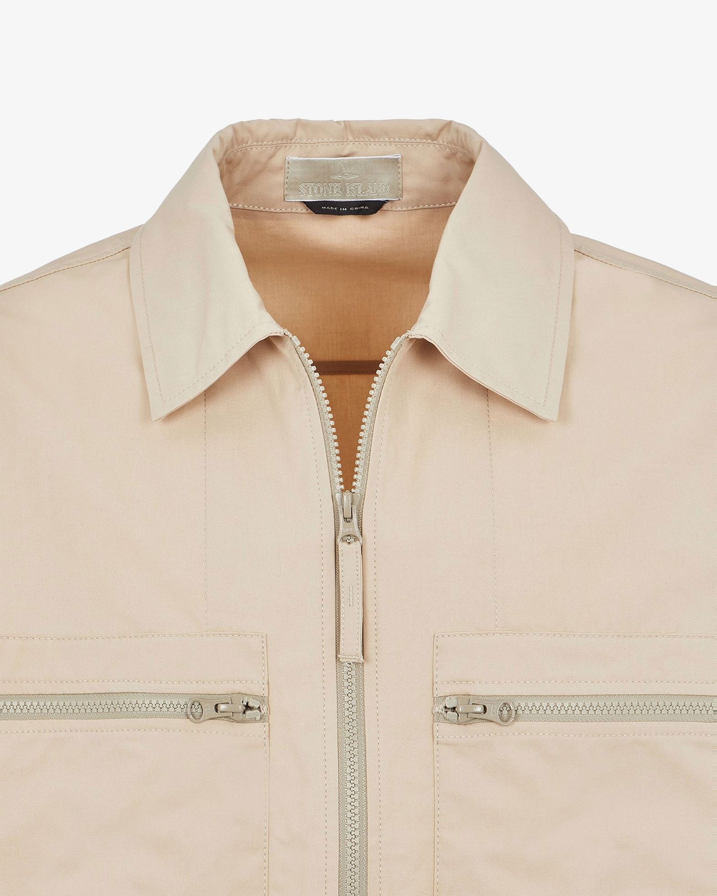 STONE ISLAND Ghost Overshirt Beige