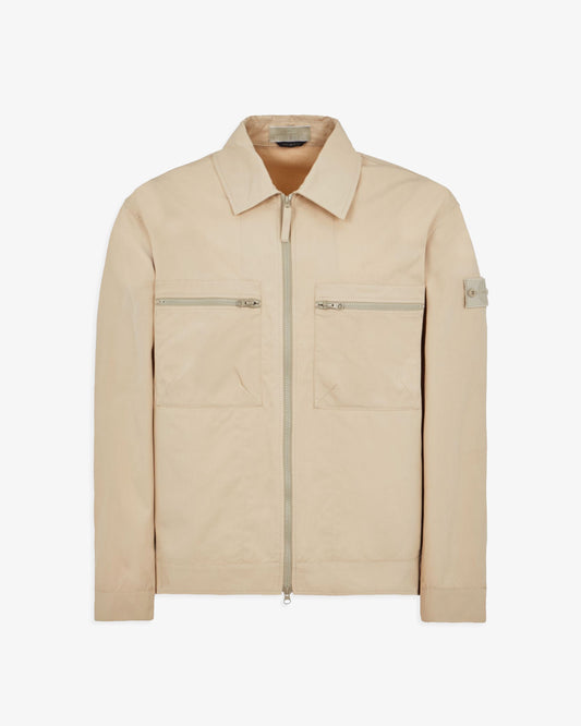 STONE ISLAND Ghost Overshirt Beige