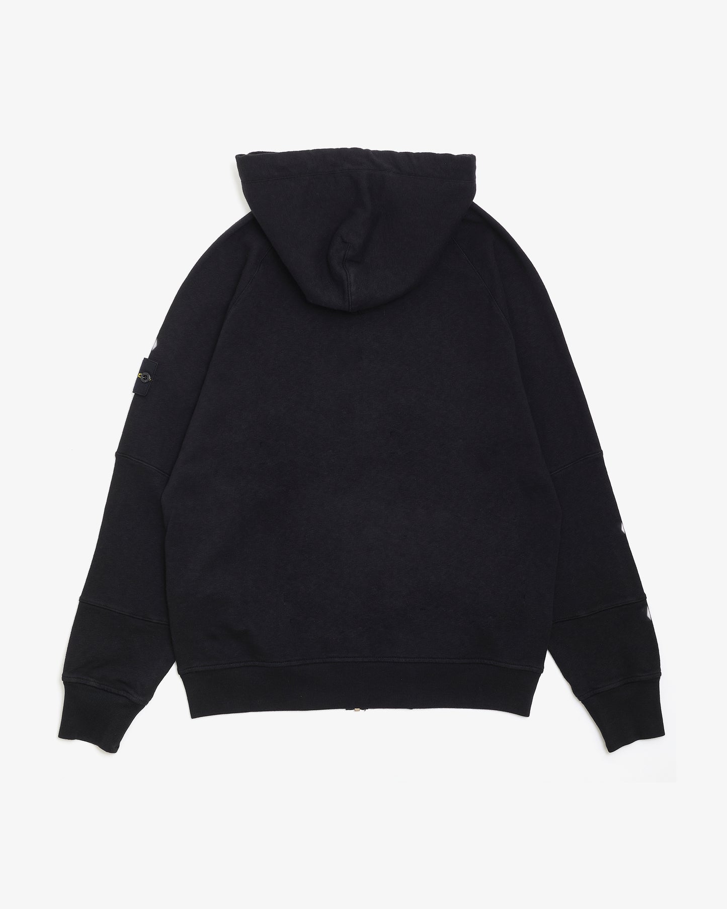 STONE ISLAND Full Zip Sweatshirt Black